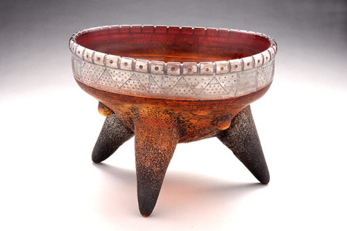 10-Scarlet Votive Bowl BH08